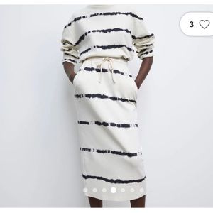 NWOT Zara Tie Dye Skirt